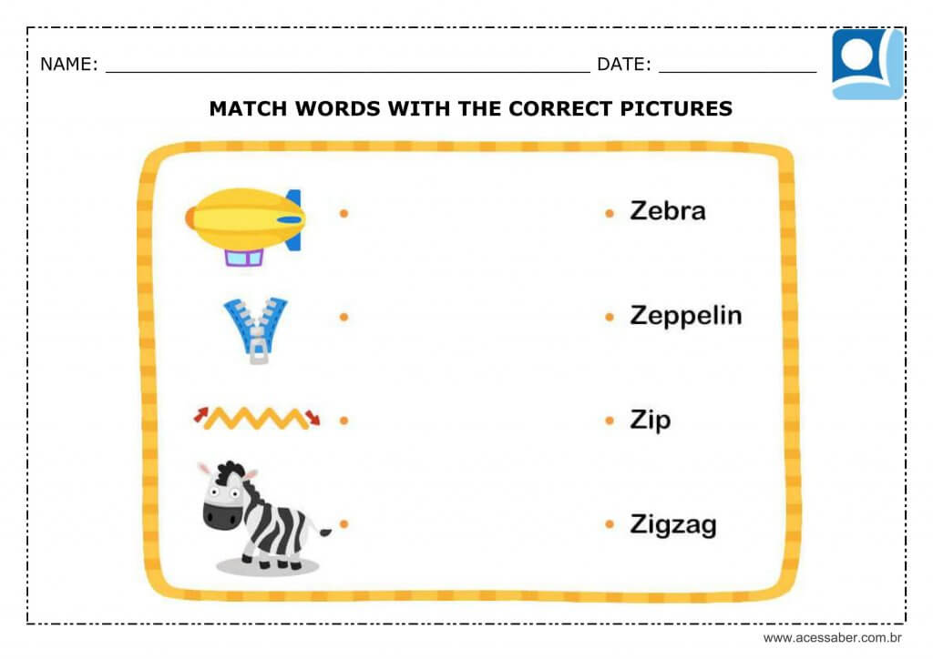 Match words with the correct pictures