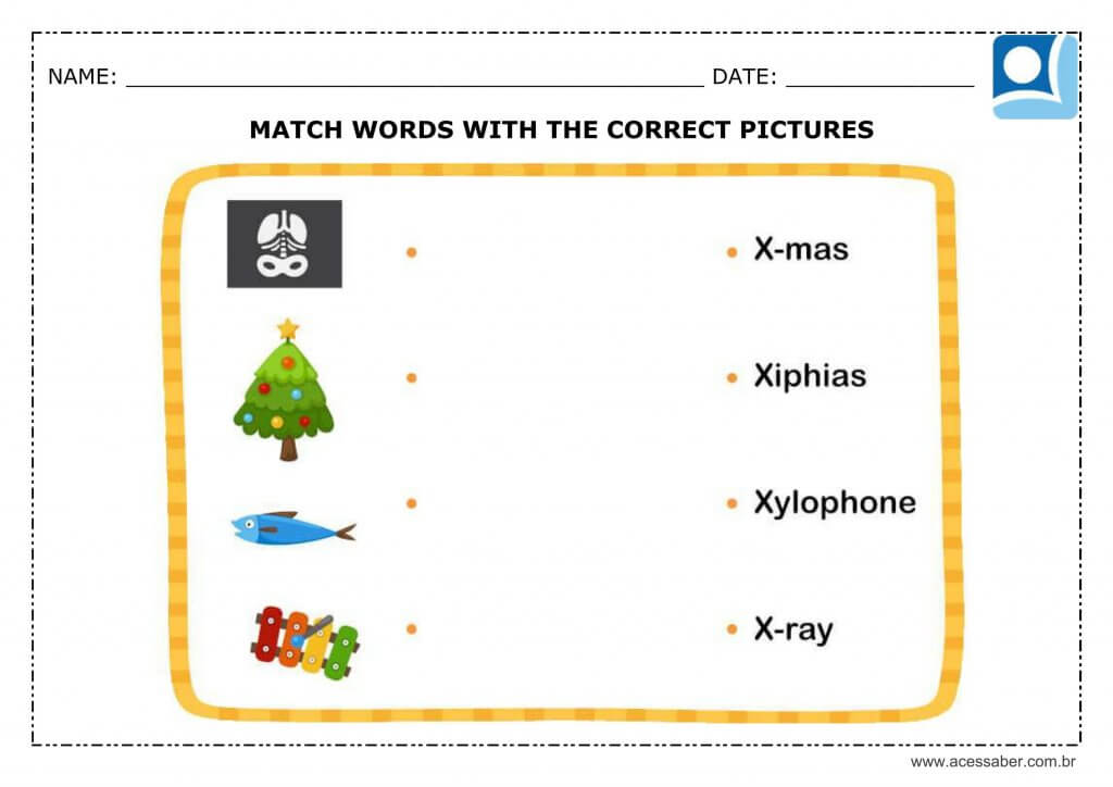 Match words with the correct pictures